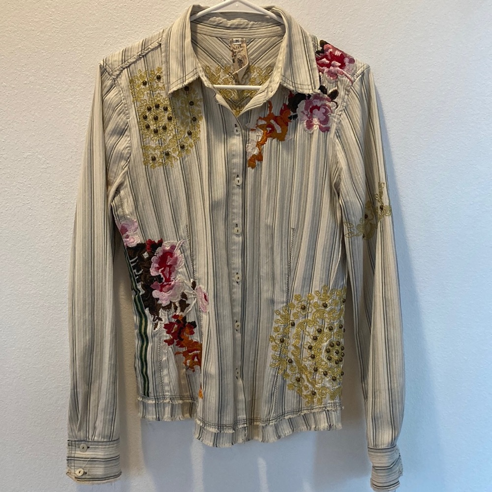 Workshop western embroidered shirt